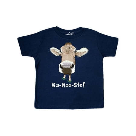 

Inktastic Na-Moo-Ste! Cute Brown Holstein Cow Gift Toddler Boy or Toddler Girl T-Shirt
