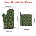 thumbnail image 2 of Naloa Cartoon Fox 1 Oven Mitts and Pot Holders 4 pcs Set, Cooking Baking Grilling Kitchen Oven Glove for Cooking, 2 of 6