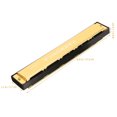 thumbnail image 2 of OUNONA 24 Holes Portable Metal Harmonica Golden Color Musical Instrument for Beginner and Adult Use, 2 of 7