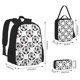 thumbnail image 2 of Disketp Happy Football Mochila Estampada de Gran Capacidad con Lonchera y Estuche, Set de 3 Piezas para Estudiantes, 2 of 7