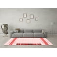 thumbnail image 3 of Ahgly Company Indoor Rectangle Solid Red Modern Area Rugs, 8' x 12', 3 of 4