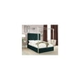 thumbnail image 4 of Maykoosh Neo-Classical Nostalgia Modern , Contemporary Velvet Upholstered Bed with Deep Detailed Tufting and Chrome Canopy-Color:Green,Size:Queen, 4 of 4