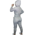 thumbnail image 6 of UAMVSH Women's Plus Size Two Piece Outfits Long Sleeve Zip Up Jacket Jogger Pants Sweatsuits Casual Slim Fit Fall Tracksuits, 6 of 6