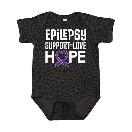 

Inktastic Epilepsy Awareness Slogan Hope Gift Baby Boy or Baby Girl Bodysuit