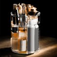 thumbnail image 4 of Household Cosmetic Storage Rack, PS Practical Household Cosmetic Organizer  for Home Milky White,Transparent, 4 of 7