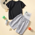 thumbnail image 6 of Toddler Baby Boy 2-Piece Summer Outfits Short Sleeve Dinosaur Prints T Shirt Tops Shorts Child Kids Outfits Clothes, 6 of 6