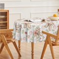thumbnail image 4 of Easter Tablecloth 60×84 Inch Oval, Bunny Ear Flowers Spring Washable Seasonal Table Cover for Party Picnic Dinner Decor, 4 of 6