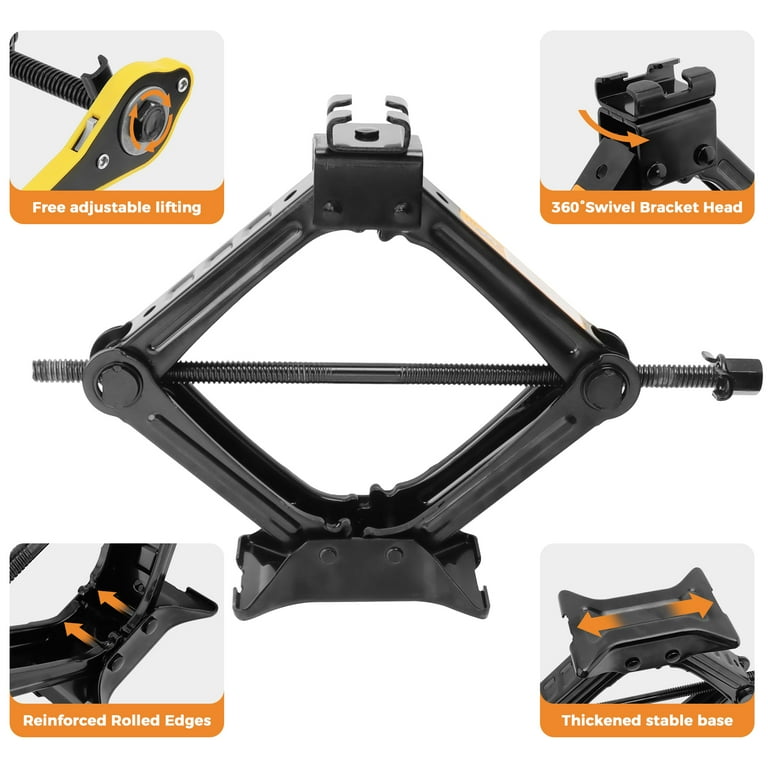 Heavy Duty Ratcheting Jack Wrench – 2-Tonne Capacity, High Carbon Steel, Non-Slip Handle