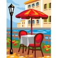 thumbnail image 2 of Collection D'Art Stamped Needlepoint Kit 5.5"X7"-Summer Cafe, 2 of 2