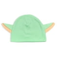 thumbnail image 3 of Star Wars The Child Newborn Baby Boys Cosplay Short Sleeve Bodysuit and Hat Green 0-3 Months, 3 of 5