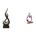 thumbnail image 1 of Estatua de fuego del pensador abstracto, figura de resina, escultura de arte moderno, adorno para vitrina, sala de estar, dormitorio, oficina, tienda,, 1 of 8