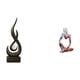 thumbnail image 1 of Estatua de fuego del pensador abstracto, figura de resina, escultura de arte moderno, adorno para vitrina, sala de estar, dormitorio, oficina, tienda,, 1 of 8