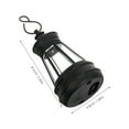 thumbnail image 6 of Beaupretty Garden Solar Lantern Black Hanging Light Outdoor Decorative Weatherproof Lighting, 6 of 6