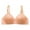 Khaki, variant on Tumotour Full Coverage Bras For Women No Underwire Comfort Push Up Breathable Bralette Bras Solid Color Comfortable Wireless Bras