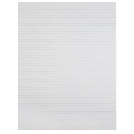 school smart primary chart paper 1 inch ruled 24 x 32 white chart paper