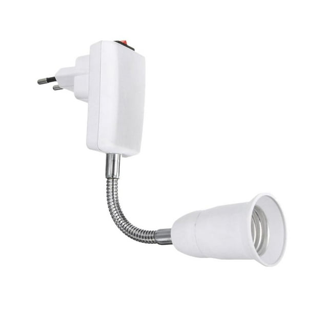Adaptador de Base de Lámpara E27 a EU Sunnimix Color Blanco