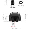 thumbnail image 2 of 2 Pcs IP68 Solar Cable Entry Gland Waterproof ABS Solar Double Cable Entry Housing,Black, 2 of 5
