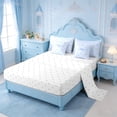 thumbnail image 3 of Erosebridal Princess Bowknot 7-Piece Bedding Comforter Set For Girls,Blue Modern Bow Tie Kids King Bedding Sets,Reversible, 3 of 7