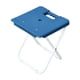thumbnail image 3 of Taburete plegable portátil para exteriores, asiento ligero para tren, taburete para ducha Azul, 3 of 9
