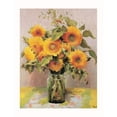 thumbnail image 3 of DYF 19x24 Black Modern Framed Museum Art Print Titled - Fleurs de tournesols, 3 of 5