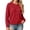 Wine, variant on Rexolia Women’s Crewneck Button Front Cardigan Lightweight Knit Long Sleeve Casual Beige L