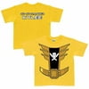 Personalized Power Rangers Yellow Ranger Kid's Yellow T-Shirt