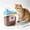 Blue, variant on Pet Food Storage Container,Airtight Moisture-Proof Bin with 250ml Scoop for Dog & Cat Kibble