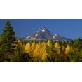 thumbnail image 2 of Leahy, Ike 24x15 Gold Ornate Wood Framed with Double Matting Museum Art Print Titled - Mt. Jefferson, 2 of 4