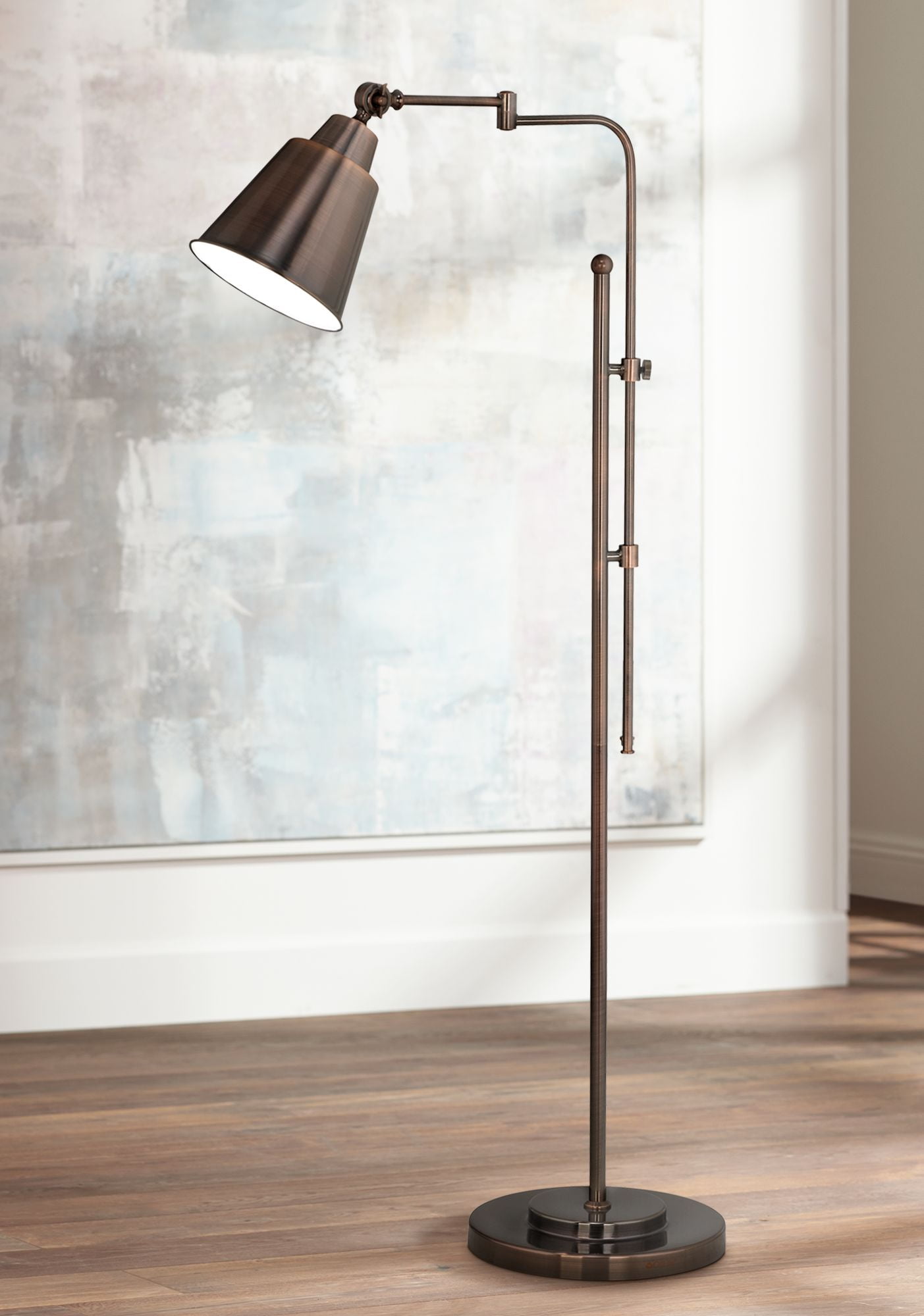 Ott Lite Provo Oil Rubbed Bronze Adjustable Floor Lamp