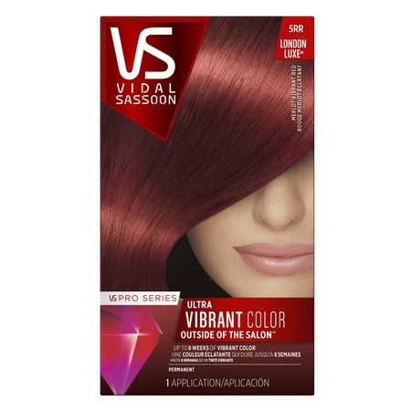 Vidal Sassoon Pro Series London Luxe Hair Color 5rr Merlot Vibrant Red Hair Dye 1 Kit