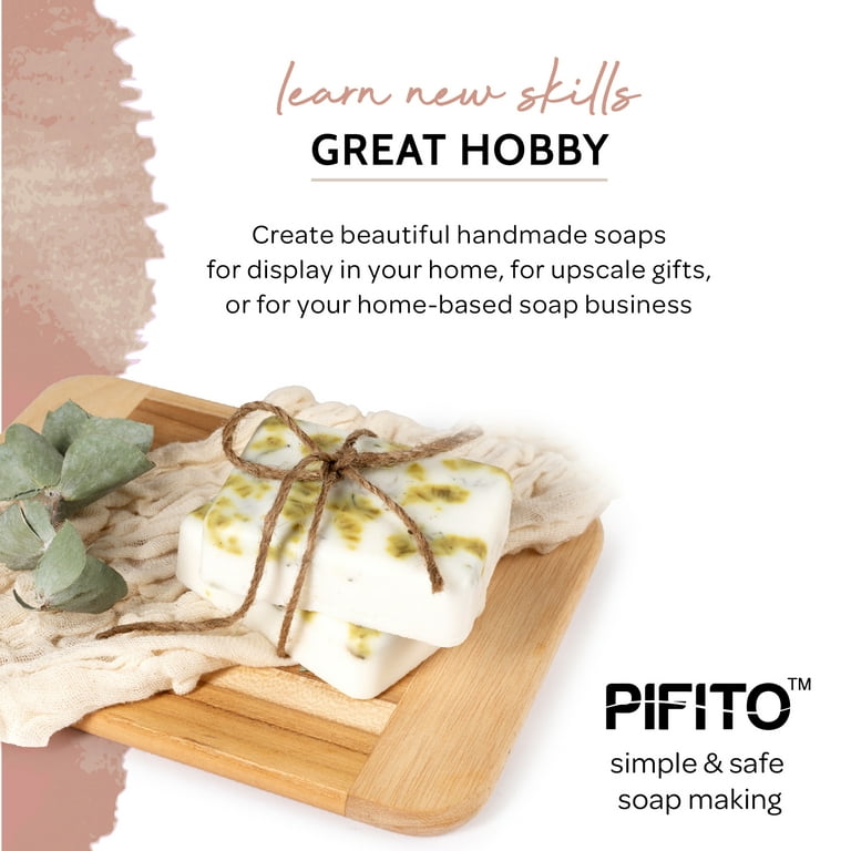 Pifito Premium Shea Butter Melt and Pour Soap Base Making Supplies