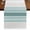 Teal green, variant on Turquoise Aqua Stripes 36 Inch Table Runner, Modern Minimalist Abstract Lines Farmhouse Dresser Scarf Cotton & Linen Tablerunner for Dining/Kitchen Island/Holiday Party Décor Small 13" x 36"