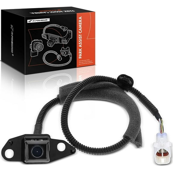 A-Premium Park Assist Camera Rear View Backup Reverse Camera Compatible with Select Toyota Models - 2009 2010 2011 2012 RAV4 - Replace# 8679042020