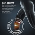 thumbnail image 3 of Rodillera para mujeres/hombres, rodillera de compresión para desgarro de menisco, artritis, correr, levantamiento de pesas, baloncesto, voleibol, deportes - Negro - Talla XL, 3 of 4