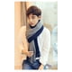 thumbnail image 4 of Bufanda de diseñador de invierno para hombre, bufanda de algodón con retazos, chal de marca para hombre, bufandas de cachemira de punto, chales y bufandas pashmina con T, 4 of 5