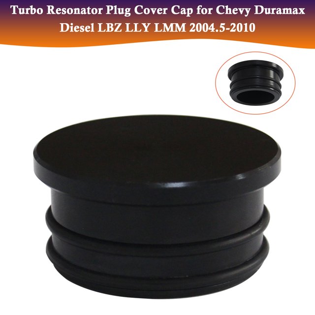 Tapa de enchufe de resonador Turbo para Chevy Duramax Diesel LBZ LLY LMM 2004,5-2010