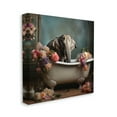 thumbnail image 3 of Stupell Industries Elephant in Vintage Tub Animals & Insects Painting Gallery Wrapped Canvas Art Print Wall Art, 17 x 17, 3 of 7