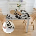 thumbnail image 2 of Acheng Fine Foliage Lace Square Fitted Table Cloths 100% Polyester Fiber 46*46, 2 of 8