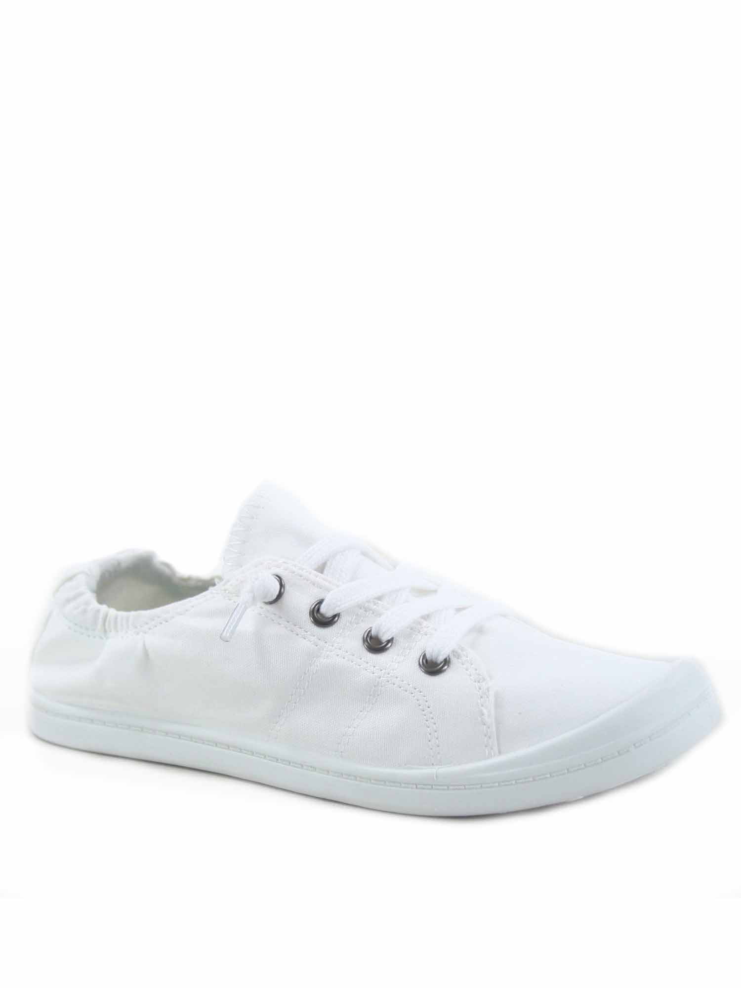 walmart plain white shoes