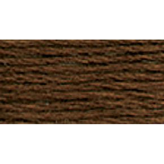 DMC Pearl Cotton Skein Size 3 16.4yd-Very Dark Coffee Brown