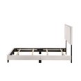 thumbnail image 6 of Simple Relax Faux Leather Twin Bed, White PU, 6 of 6