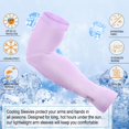 thumbnail image 2 of UV Protection Refroidissement Bras Manches Solaires pour les Hommes Femmes Bras Couverture Protection Manches avec Trou du Pouce, 2 of 7