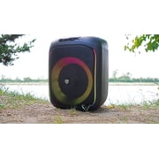 Rockville ROCKBOX PRO V2 6.5 150w Portable LED Party Bluetooth Speaker Mic In