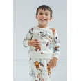 thumbnail image 4 of Marvel Avengers Spider-Man Hulk Iron Man Captain America Toddler Boys Fleece Sweatshirt and Pants Set White 2T, 4 of 5