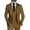 Brown, variant on Men's Suit Slim Fit 3 Piece Suit Double Breasted Suit One Button Formal for Wedding Prom Suits Navy Blue 5XL