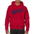 thumbnail image 6 of Memphis Baseball Script - Hometown Pride, Pitcher Hoodie - 2X-Large - Red, 6 of 6