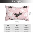 thumbnail image 2 of Easygdp Swan And Flowers2 for Soft Pillow Case Pillow Protectors,Perfect for Sleeping (Pillow Core Not Included)-16"x24", 2 of 6