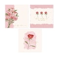 thumbnail image 4 of LetCart Vintage Rose Papel De Nota Decorativo Escriba Suavemente Bloc De Notas De Flores De Botánica Delicada Para Grabar Mensajes De Horario, 4 of 12