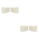 thumbnail image 1 of Cateissary 2 piezas de sillón elástico de poliéster, fundas para reposabrazos de sofá, 2 fundas para reposabrazos, funda elástica de blanco 2Conjunto, 1 of 1