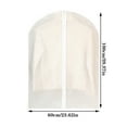 thumbnail image 3 of Storage for Wool Sweater Storage 5 Pack Large Clear Garment Bags Moth Proof Garment Bags Garment Cover Hanging Dress Garment Bags Storage For Travel Small Closet Organization Ideas Storage Tall, 3 of 9